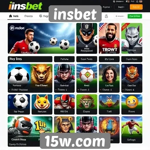 Análise da oferta de jogos no site insbet
